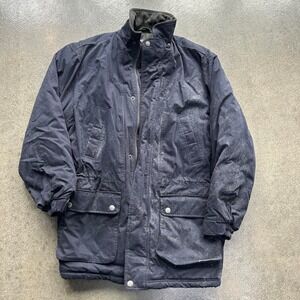 Vintage Pacific Trail Navy Size Large Longline Thermal Coat